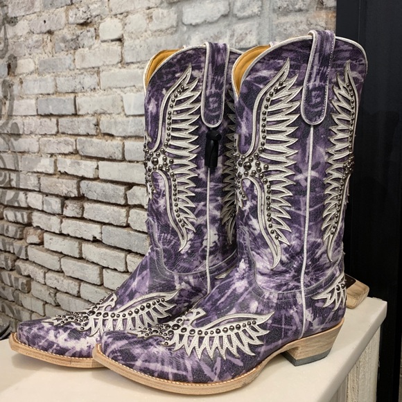 Old Gringo Shoes - Old Gringo Purple Cowboy Boots